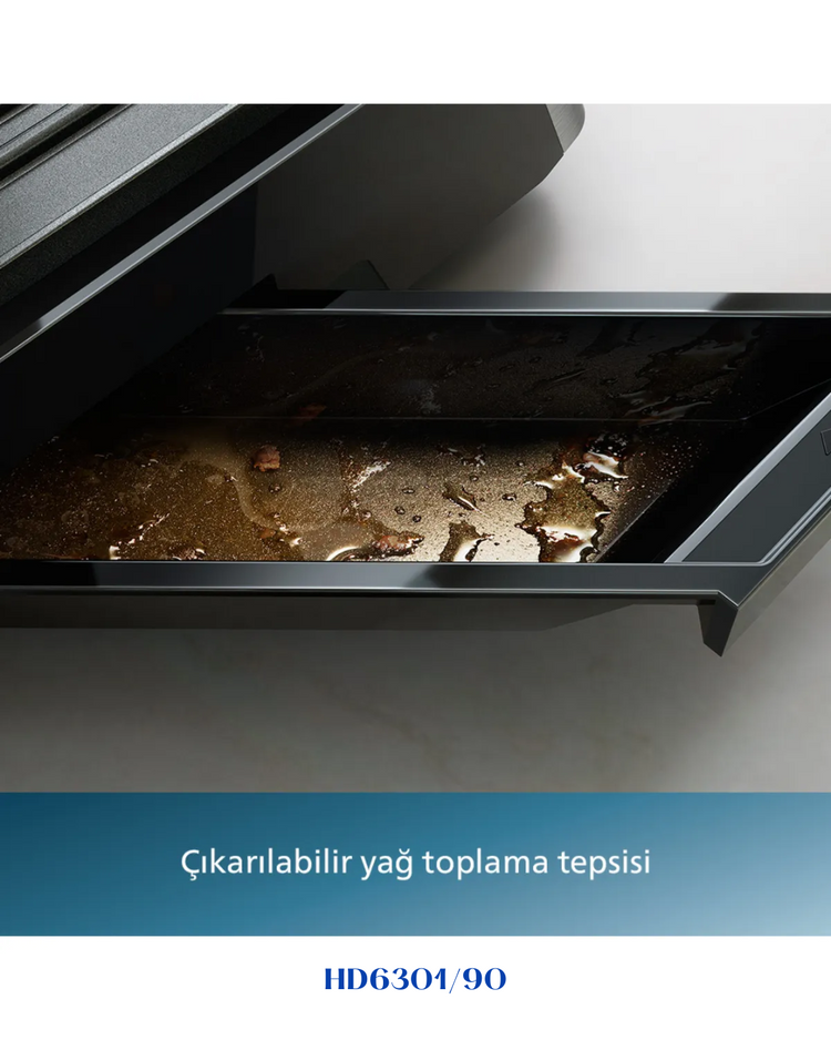 PHILIPS 5000 SERIES CONTACT GRILL HD6301/90