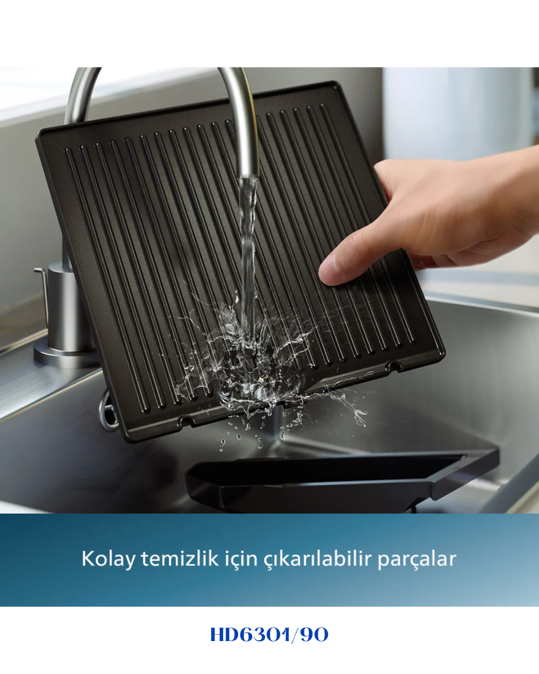 PHILIPS 5000 SERIES CONTACT GRILL HD6301/90