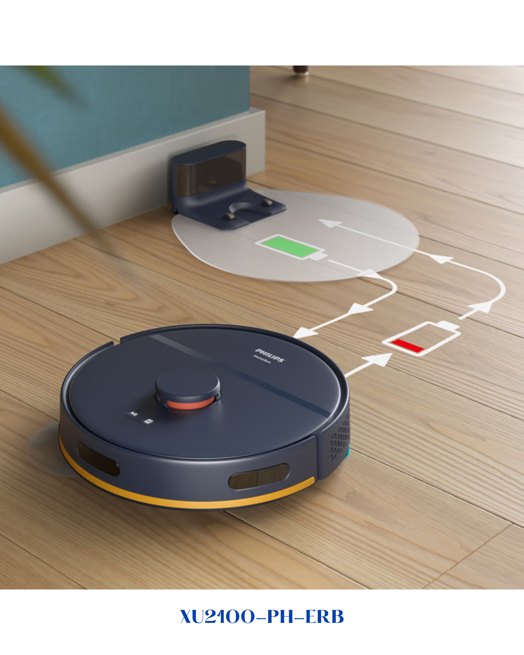PHILIPS HOMERUN 2000 SERIES ROBOT VACUUM CLEANER  2700P
