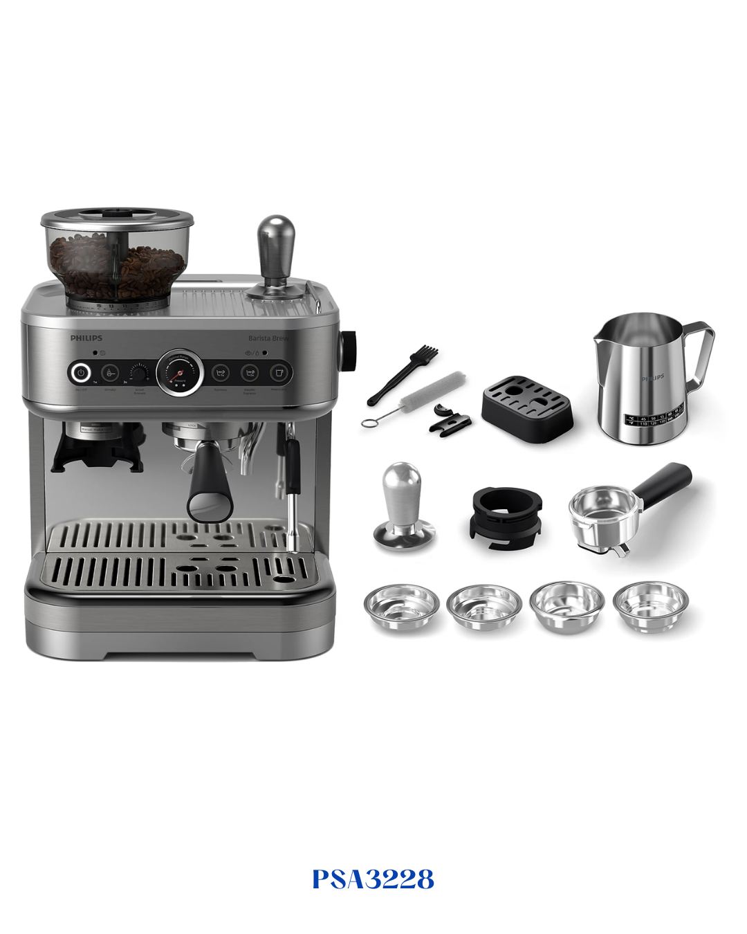 PHILIPS BARISTA BREW SEMI-AUTOMATIC ESPRESSO MACHINE 1350W