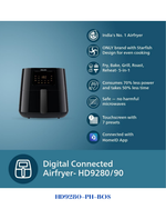 PHILIPS ESSENTIAL AIRFRYER XL 2000W 6.2L