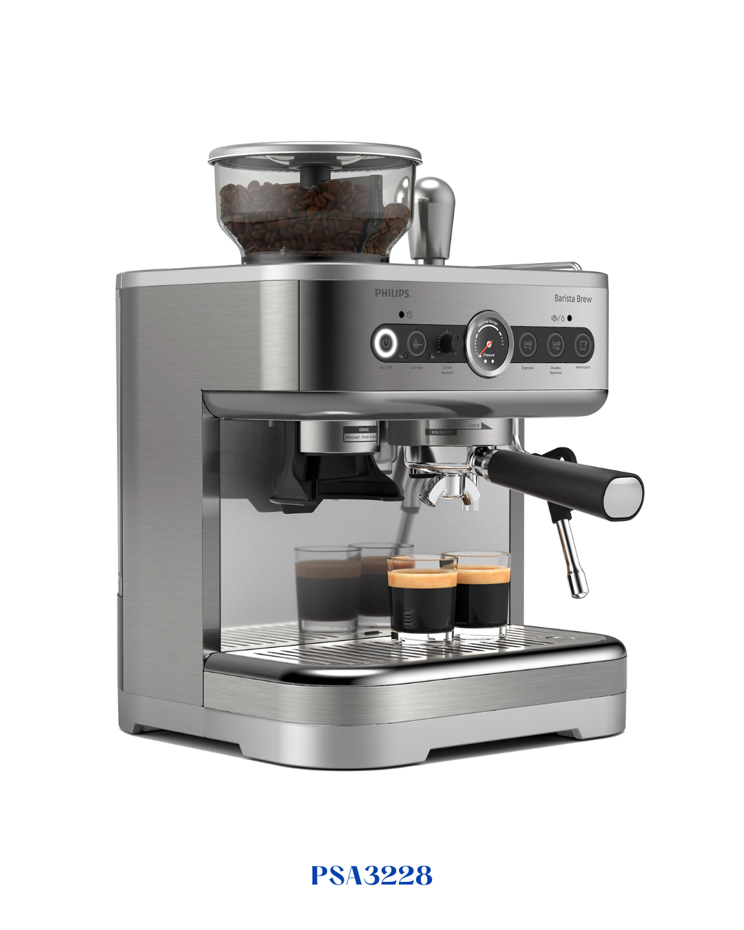 PHILIPS BARISTA BREW SEMI-AUTOMATIC ESPRESSO MACHINE 1350W