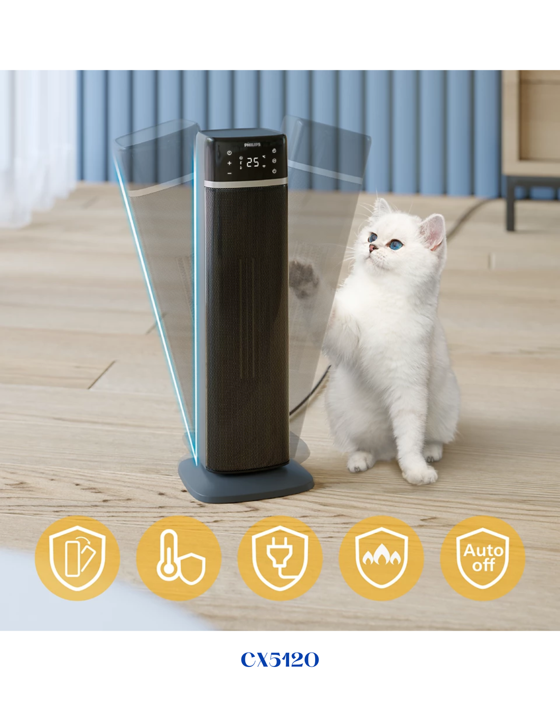 PHILIPS 5000 SERIES SMART TOWER CERAMIC HEATER
