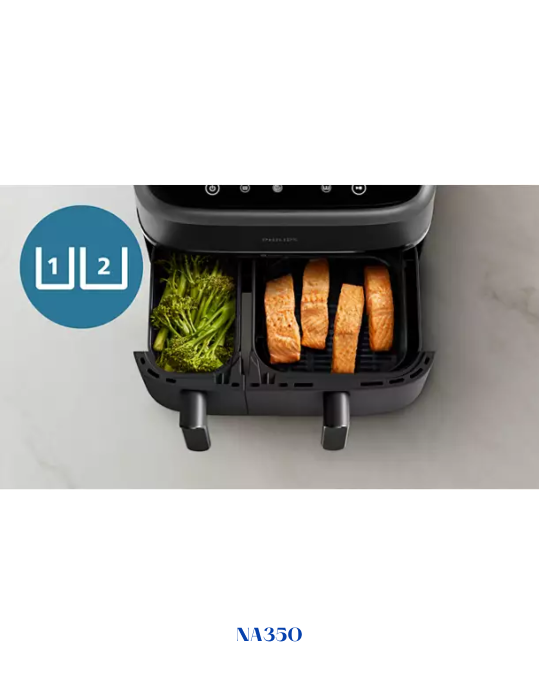 PHILIPS 3000 SERIES DUAL BASKET AIRFRYER 2750W 9L