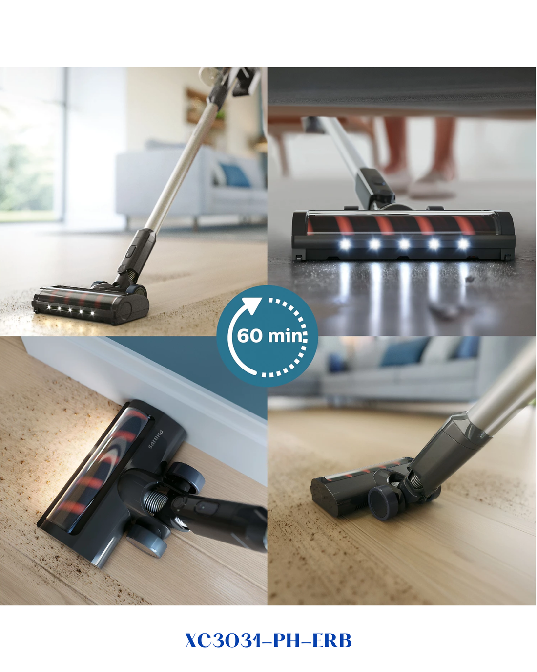 PHILIPS CORDLESS VACUUM CLEANER 25.2V