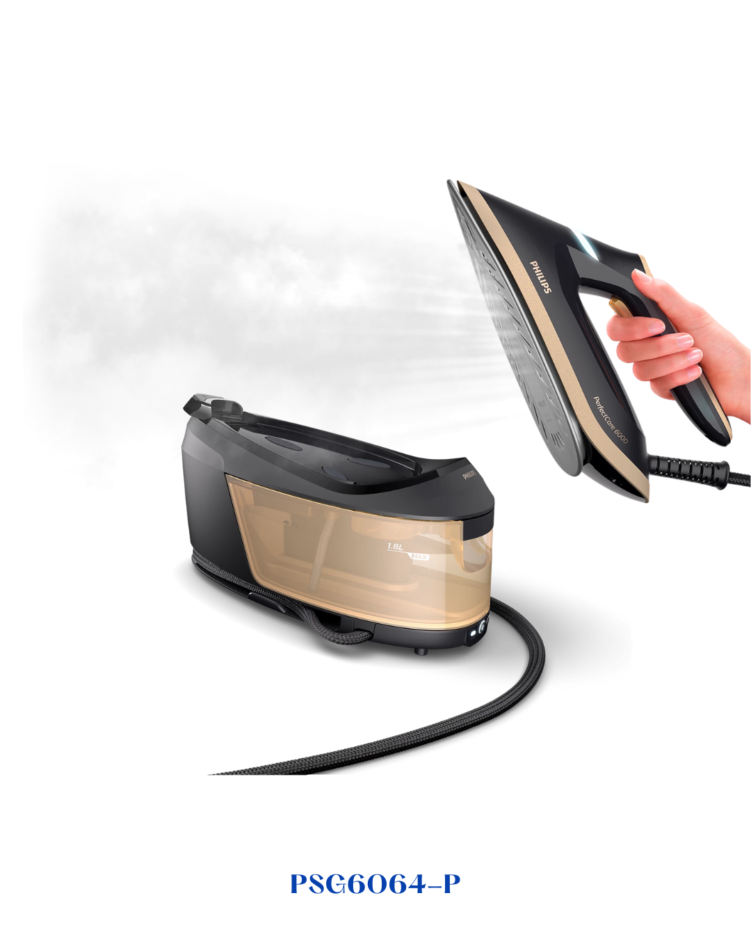 PHILIPS PERFECTCARE 6000 SERIES STEAM GENERATOR IRON 2400W 1.8L