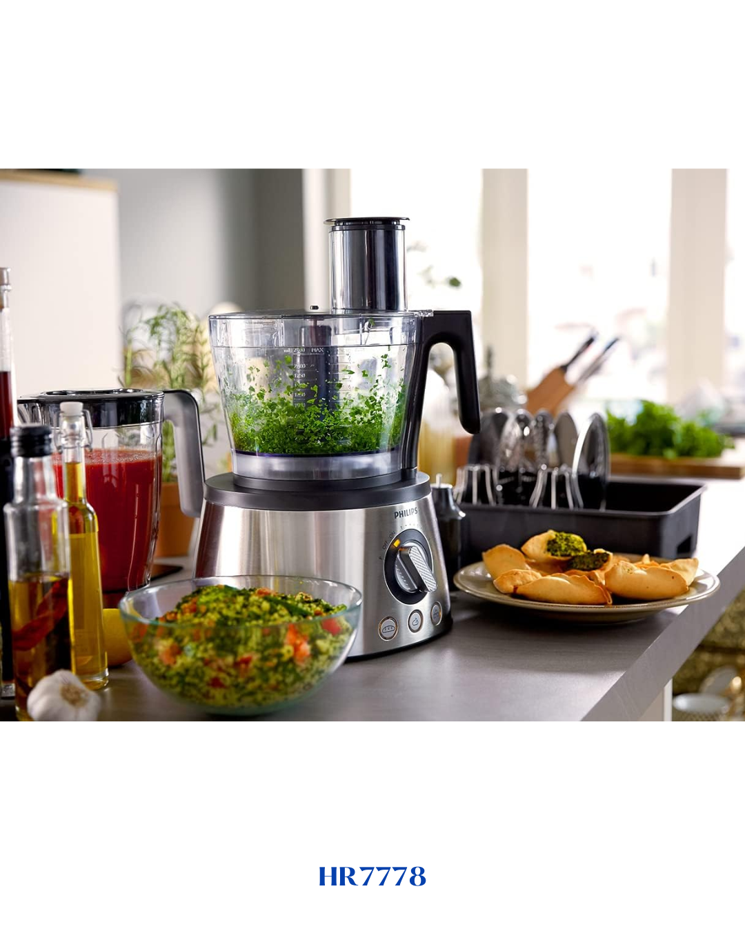 PHILIPS FOOD PROCESSOR HR7778 1300W 3.4L