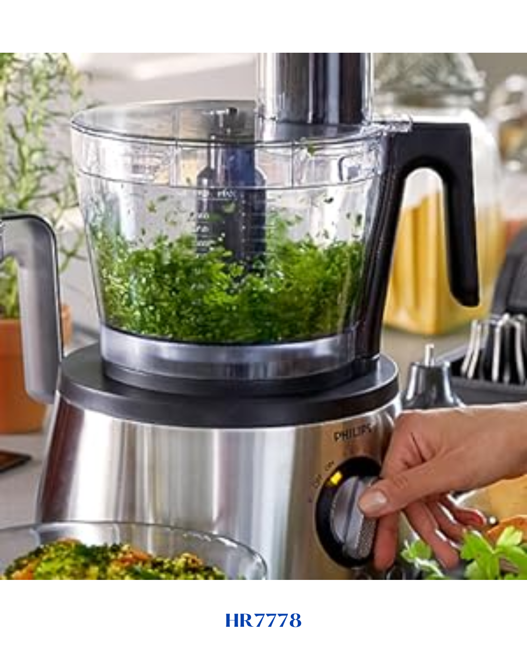 PHILIPS FOOD PROCESSOR HR7778 1300W 3.4L