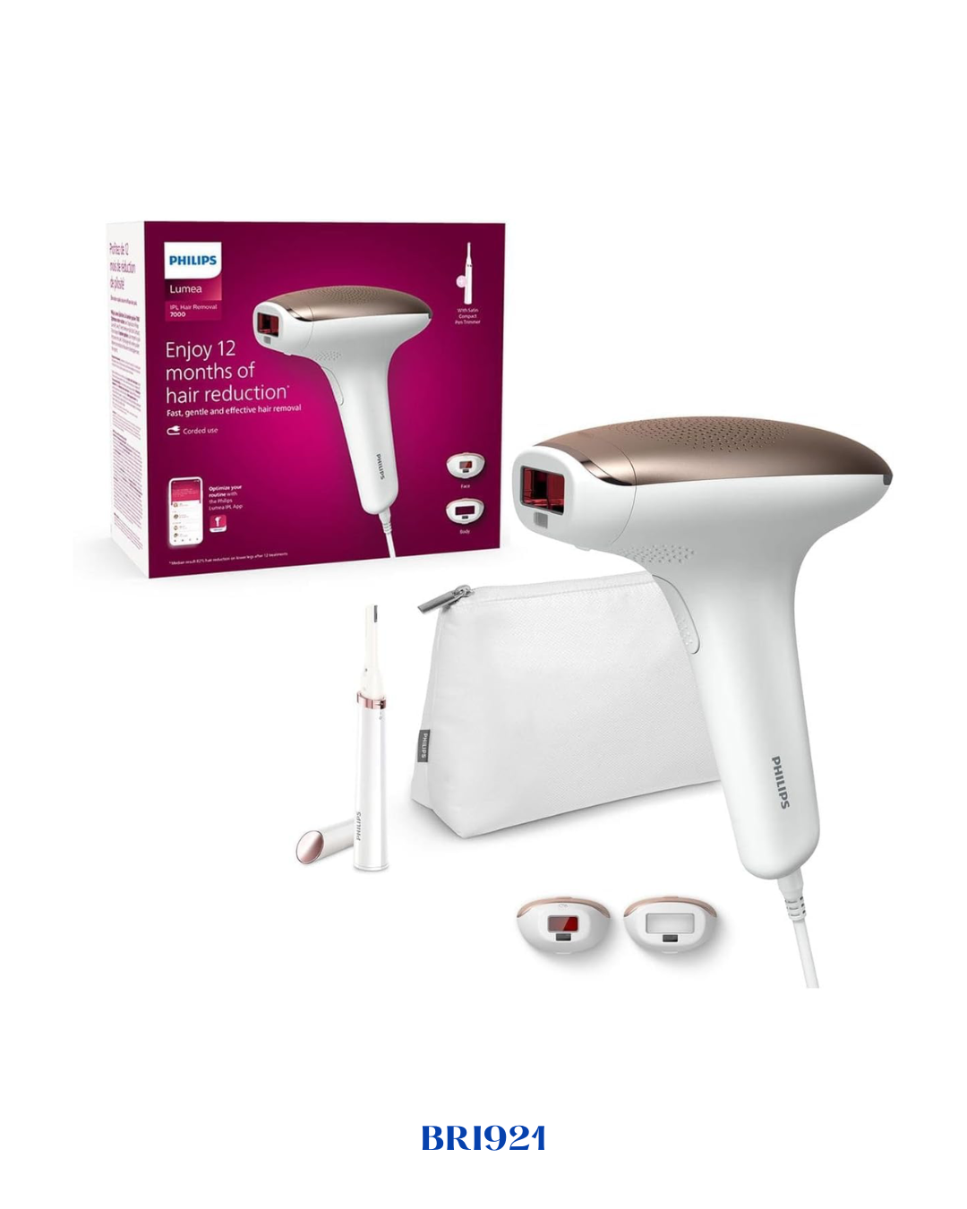 PHILIPS LUMEA 7000 SERIES IPL HAIR REMOVAL DEVICE