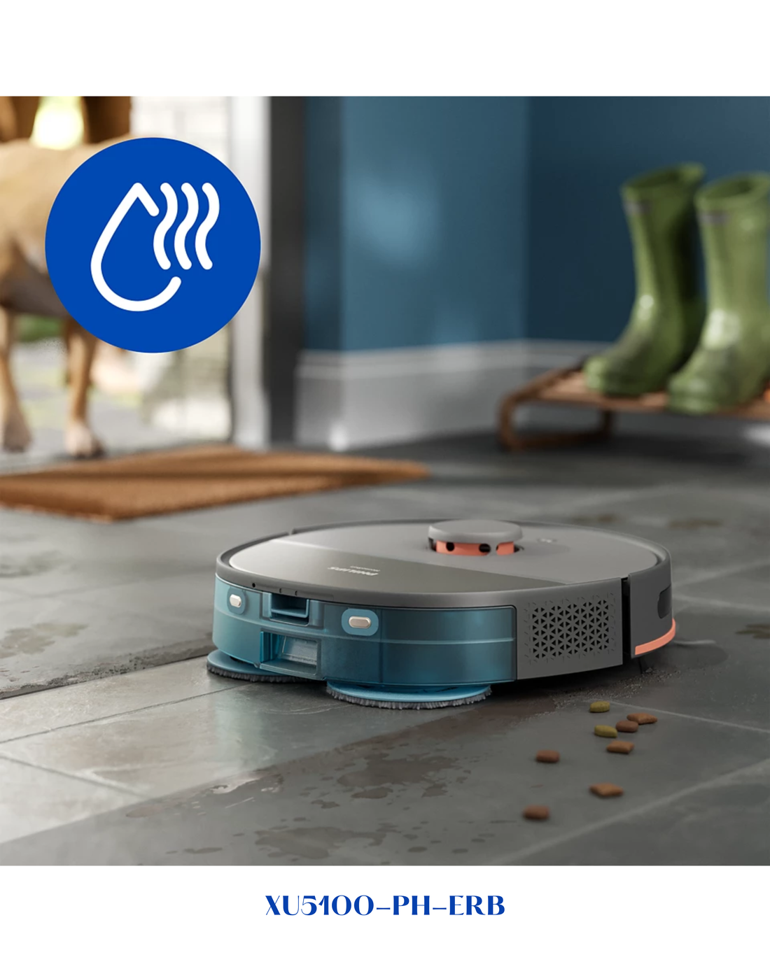 PHILIPS HOMERUN 5000 SERIES VACUUM AND MOP ROBOT