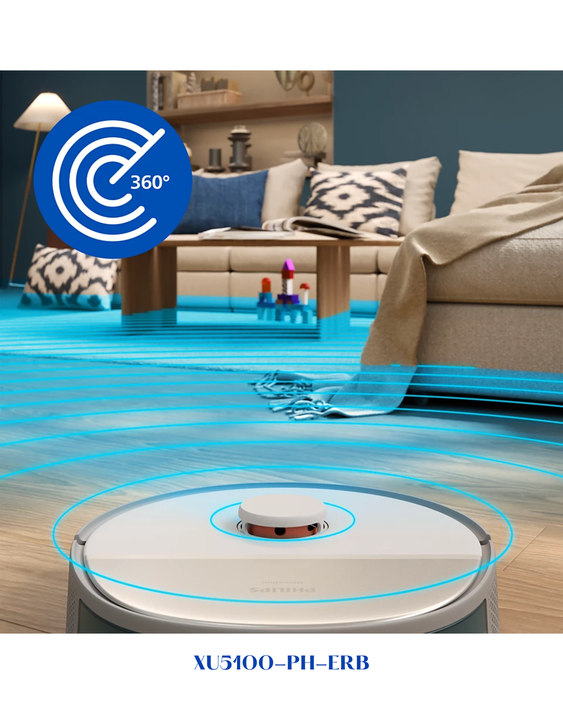 PHILIPS HOMERUN 5000 SERIES VACUUM AND MOP ROBOT