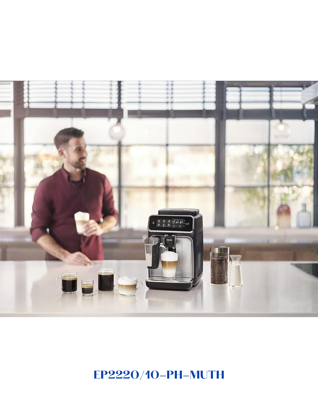 PHILIPS SERIES 2200 FULLY AUTOMATIC ESPRESSO MACHINE 1500W 1.8L
