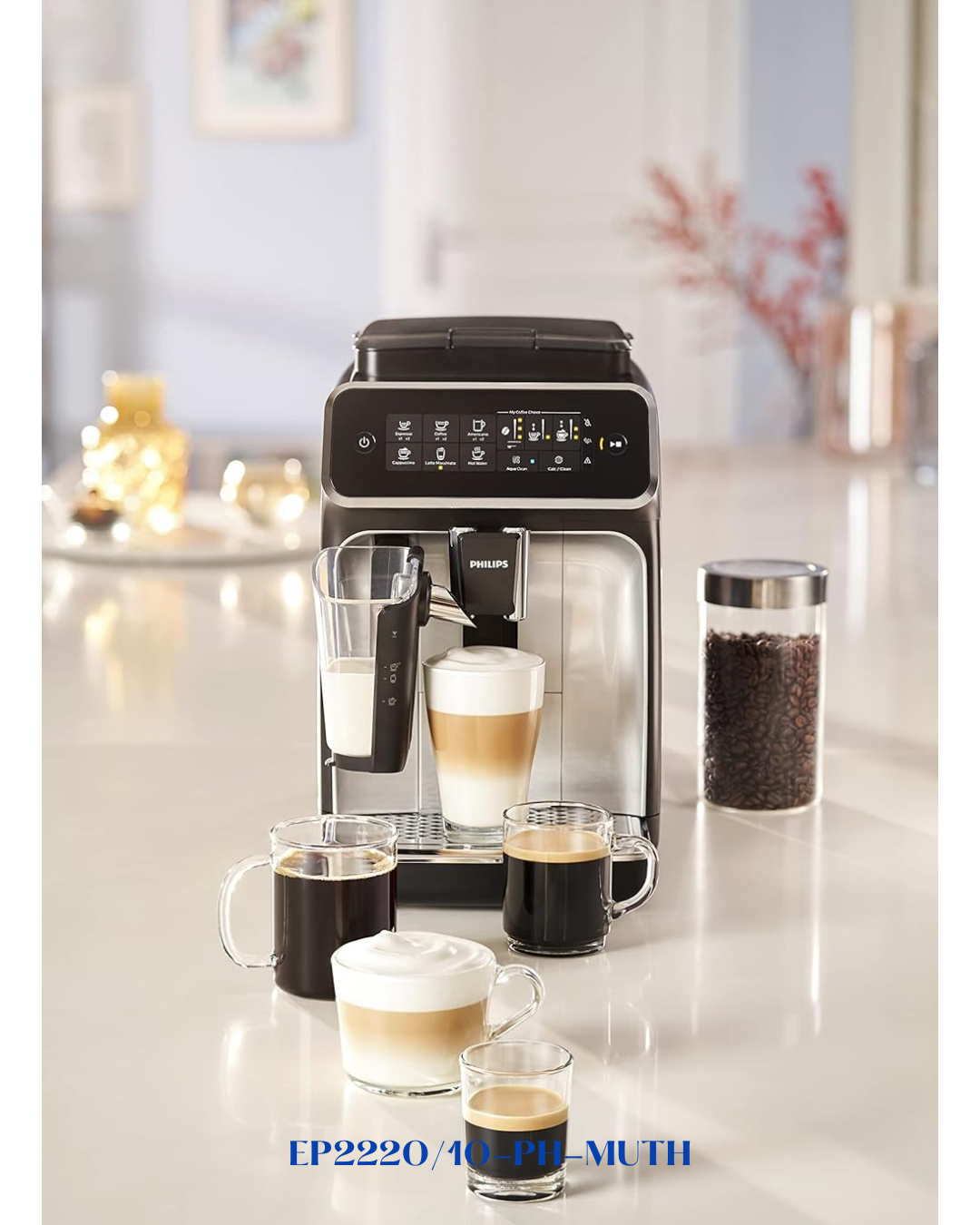 PHILIPS SERIES 2200 FULLY AUTOMATIC ESPRESSO MACHINE 1500W 1.8L