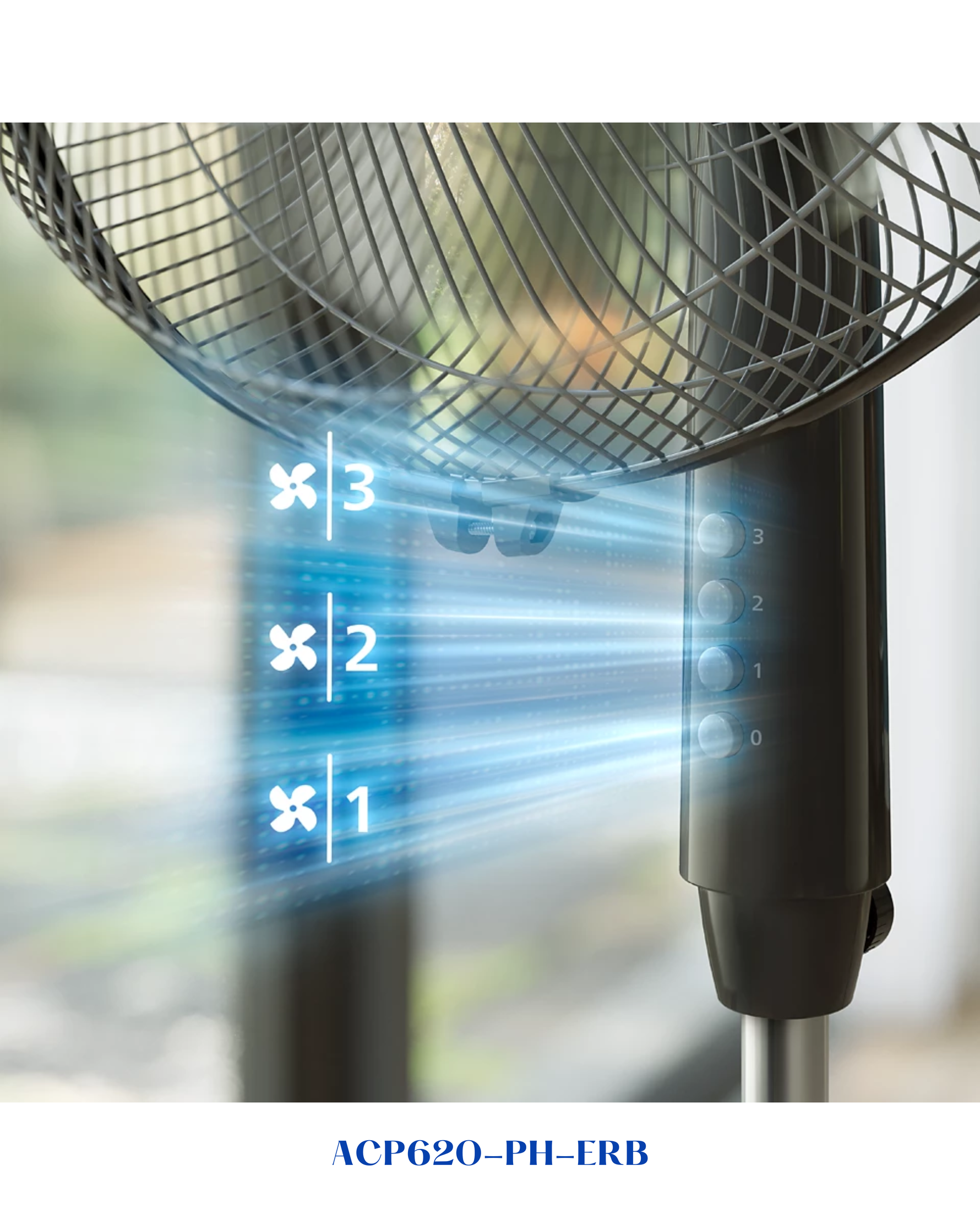PHILIPS SERIES 600 PEDESTAL FAN 45W
