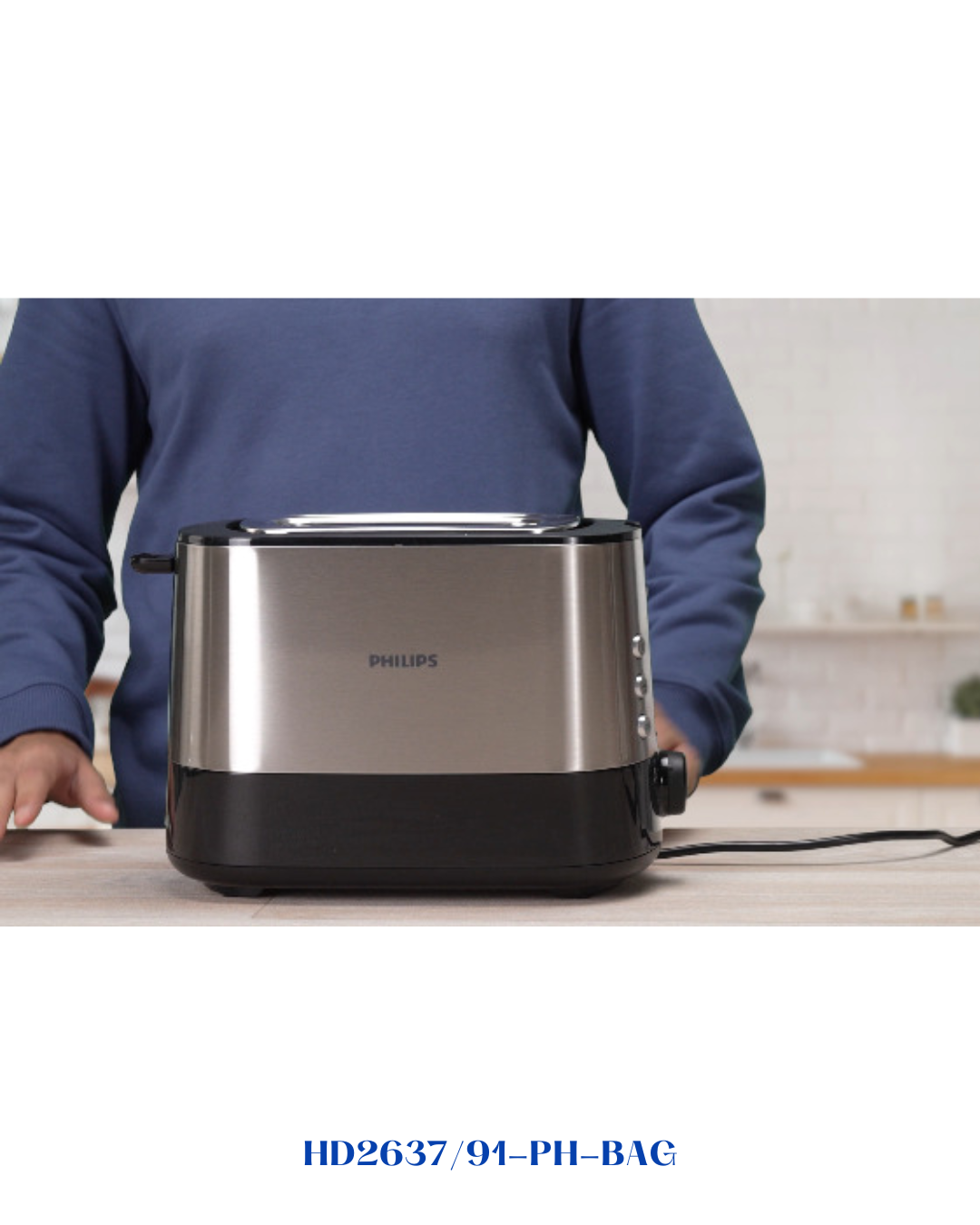 PHILIPS VIVA COLLECTION TOASTER EXTRA-WIDE 1000W