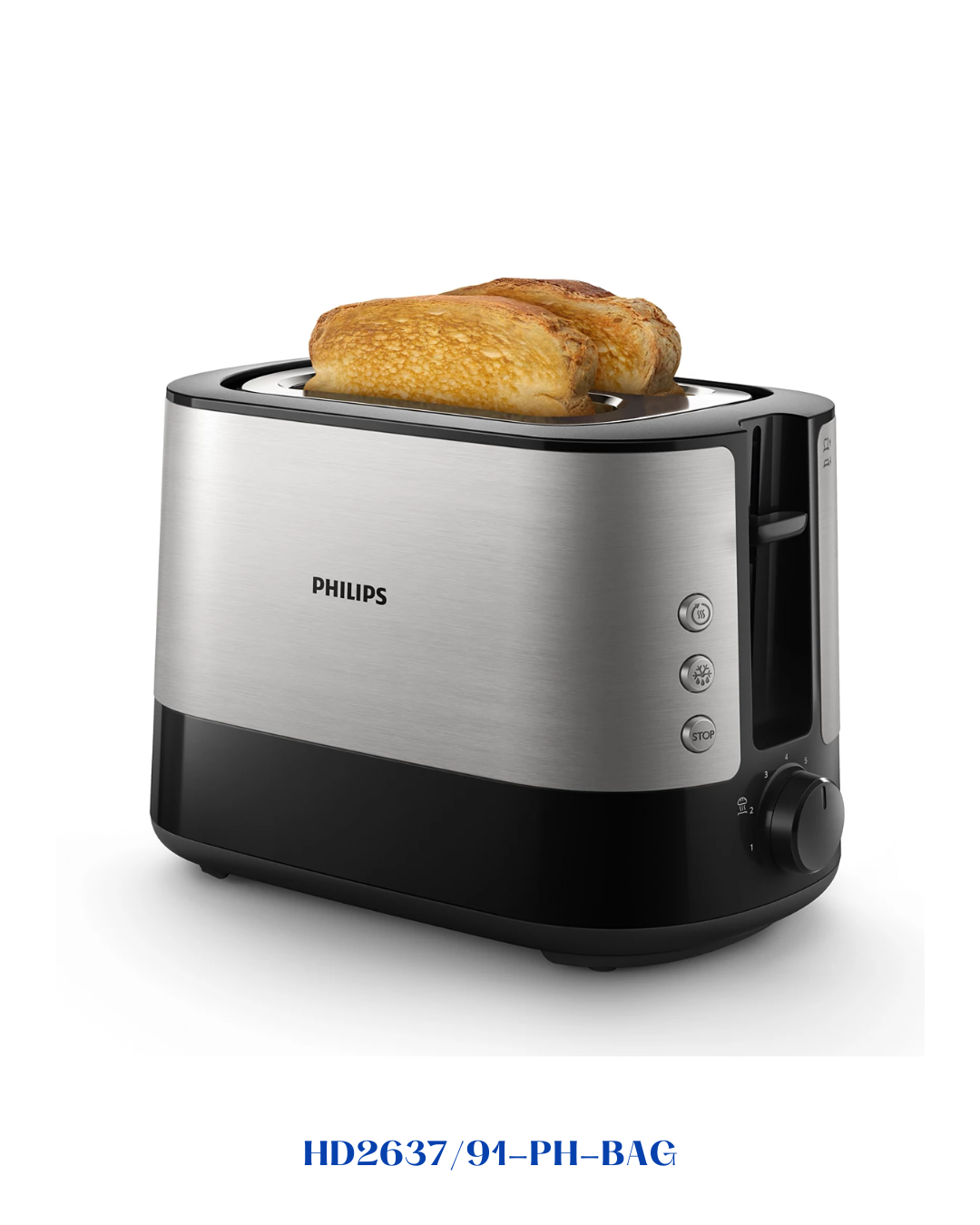 PHILIPS VIVA COLLECTION TOASTER EXTRA-WIDE 1000W