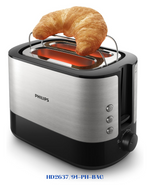 PHILIPS VIVA COLLECTION TOASTER EXTRA-WIDE 1000W