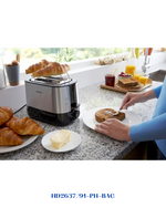 PHILIPS VIVA COLLECTION TOASTER EXTRA-WIDE 1000W