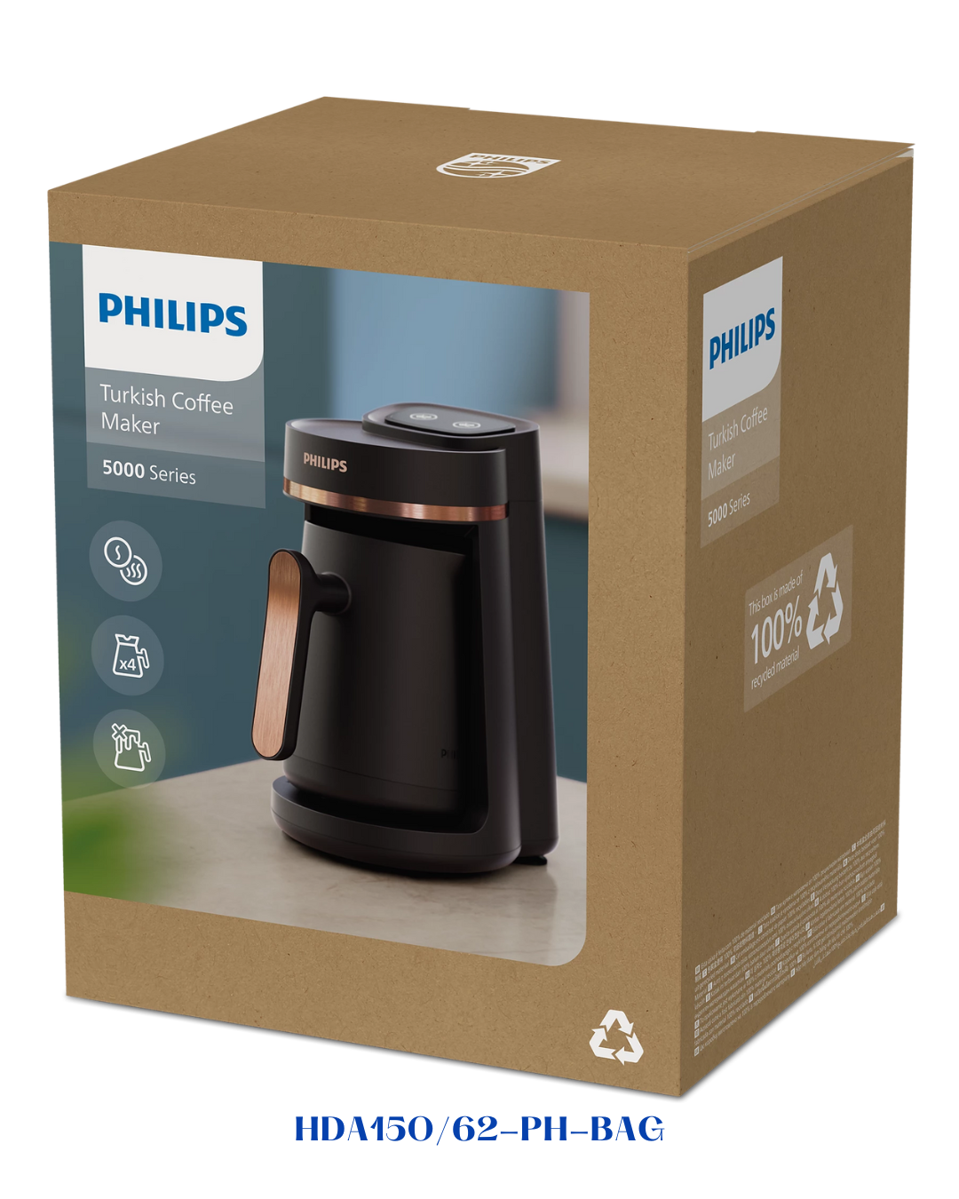 PHILIPS  TURKISH COFFEE MAKER 4 CUPS