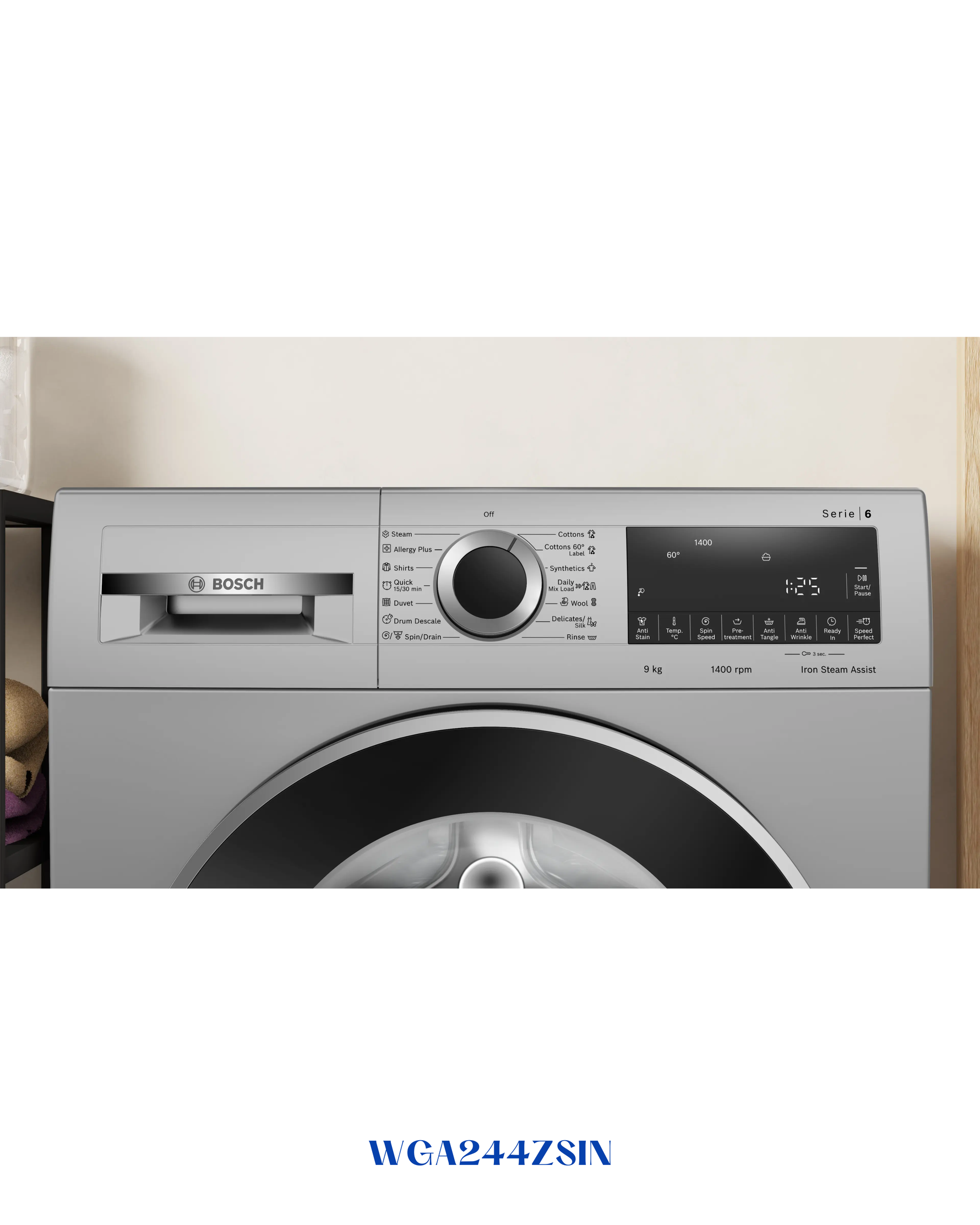 BOSCH Series 6 Front Load Washing Machine 9KG 1400RPM