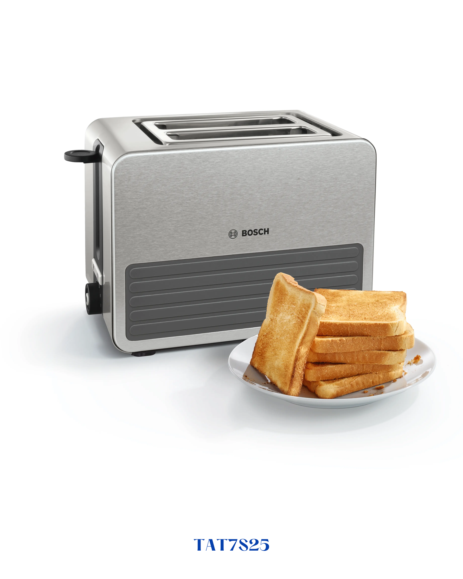 BOSCH Compact Toaster 2 Slice 1050W – Graphite Grey
