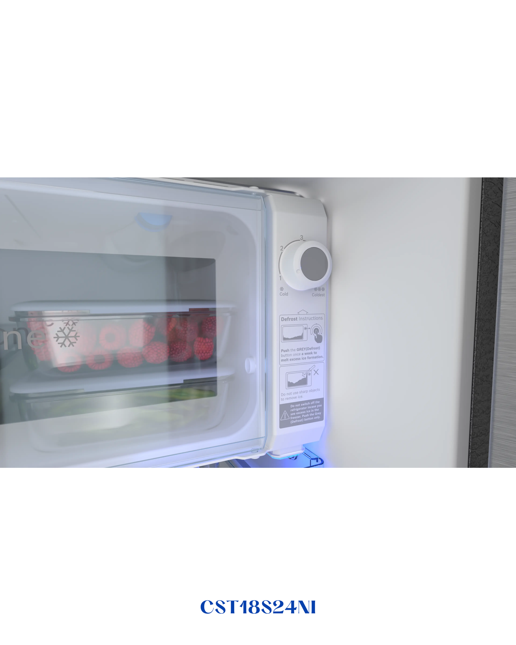 BOSCH Series 4 free-standing fridge 117.5 x 53.8cm