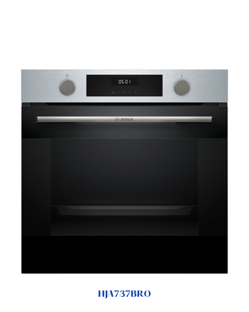 BOSCH SERIES 4 BUILT-IN OVEN 76L 60×60CM STAINLESS STEEL