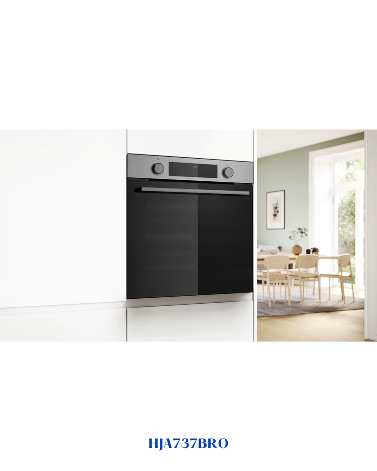 BOSCH SERIES 4 BUILT-IN OVEN 76L 60×60CM STAINLESS STEEL