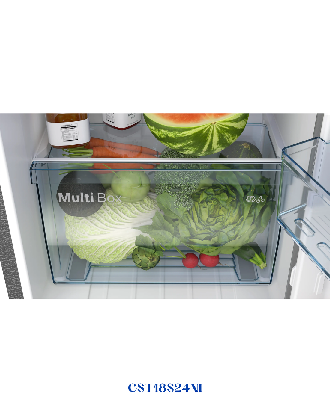 BOSCH Series 4 free-standing fridge 117.5 x 53.8cm