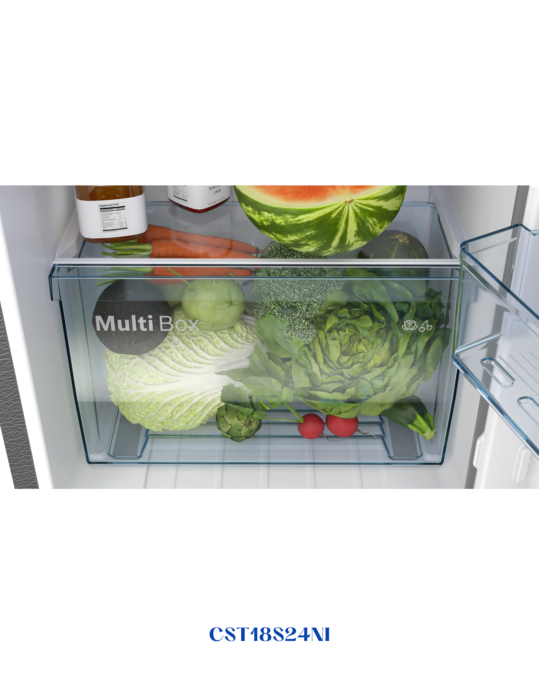 BOSCH Series 4 free-standing fridge 117.5 x 53.8cm