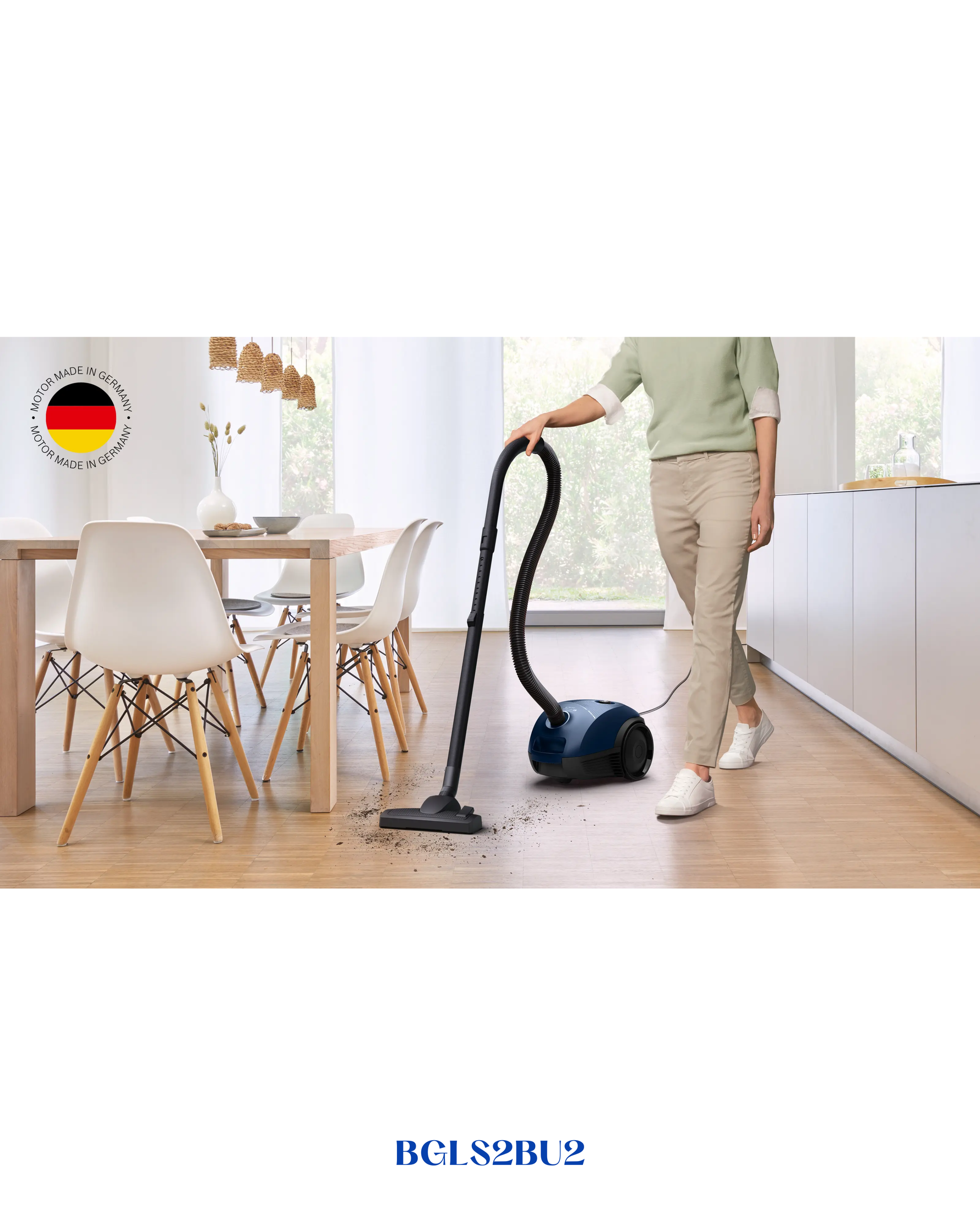 BOSCH SERIES 2 BAGGED VACUUM CLEANER 600W 3.5L BLUE