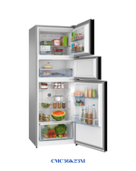 Bosch Series 6 free-standing fridge-freezer with freezer at top 187 x 67cm