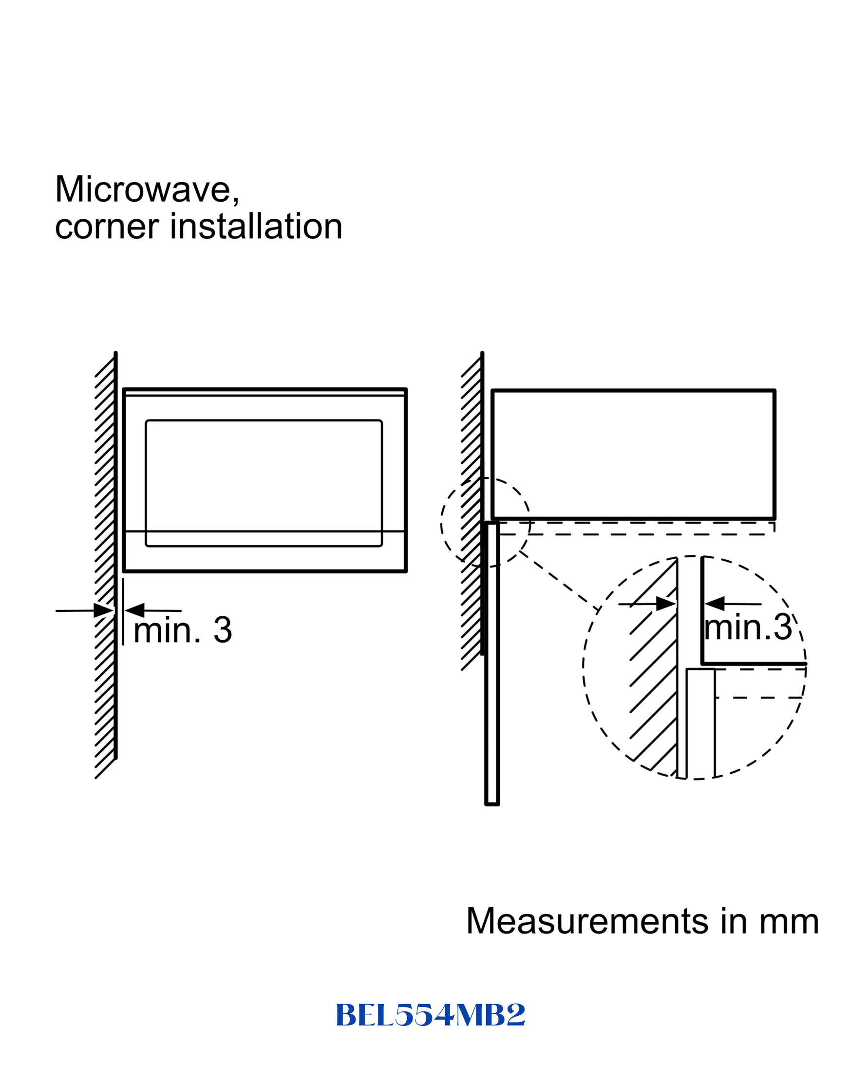 Bosch Built-in Microwave with Grill 900W 25L