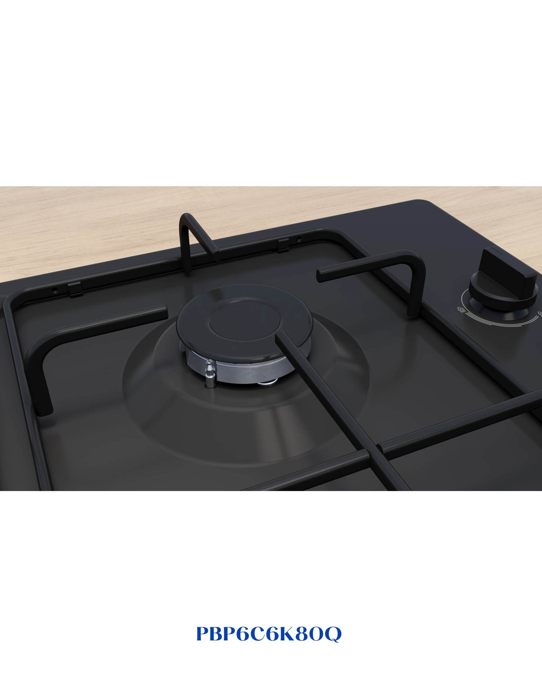 Bosch Series 2 Gas Hob 60 cm Enameled Steel Black