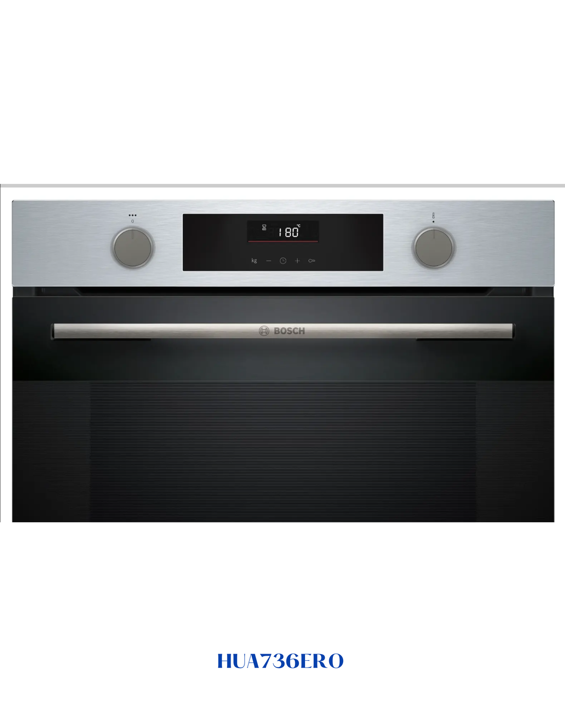 Bosch Series 4 Built-in Oven with Added Steam Function 60 × 60 cm Stainless Steel 3400W 76L