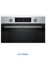Bosch Series 4 Built-in Oven with Added Steam Function 60 × 60 cm Stainless Steel 3400W 76L