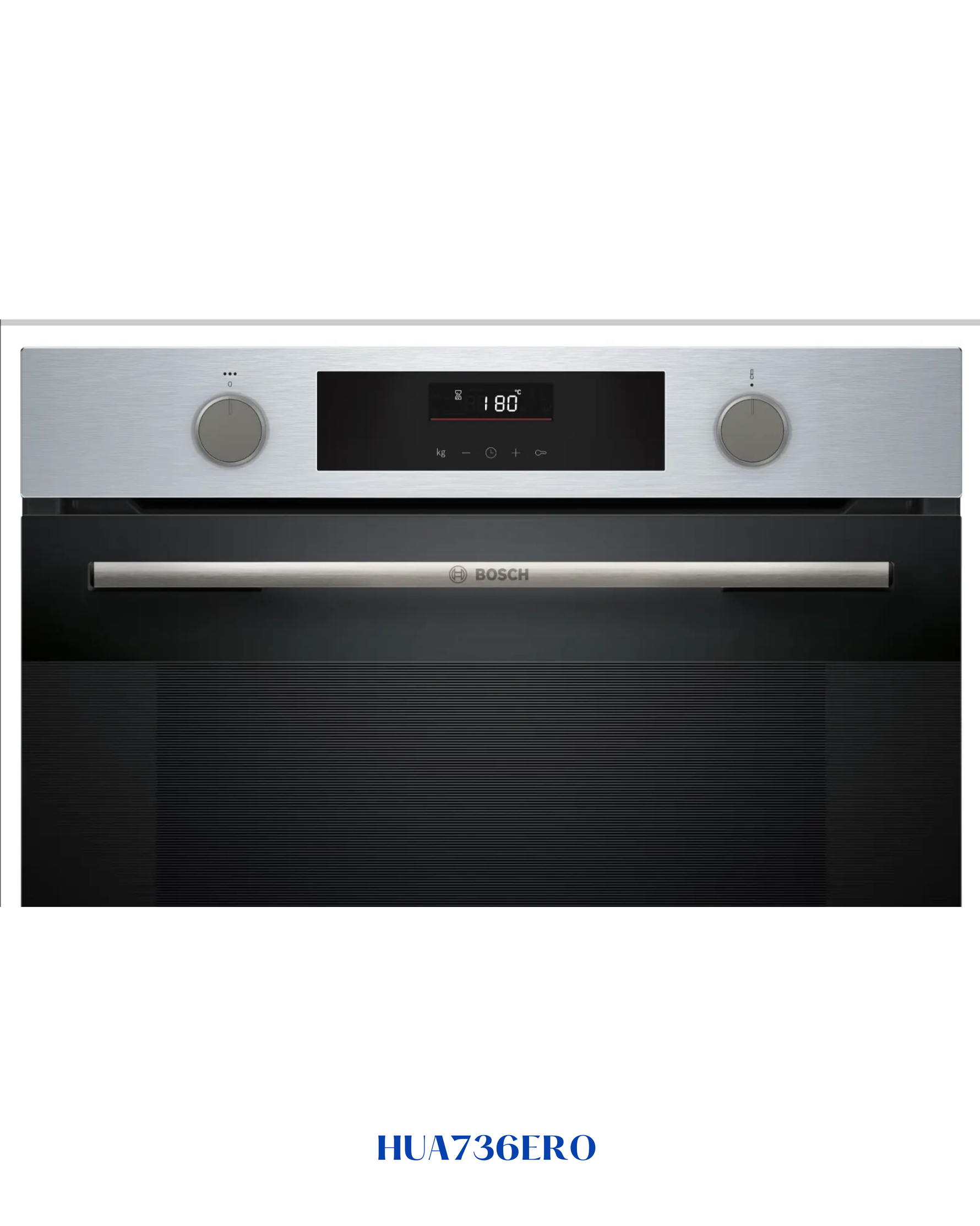 Bosch Series 4 Built-in Oven with Added Steam Function 60 × 60 cm Stainless Steel 3400W 76L