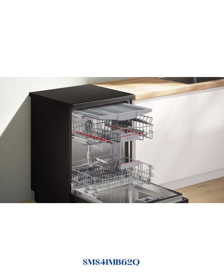 Bosch Series 4 free-standing dishwasher 60 cm Black