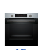 Bosch Series 4 Built-in Oven with Added Steam Function 60 × 60 cm Stainless Steel 3400W 76L