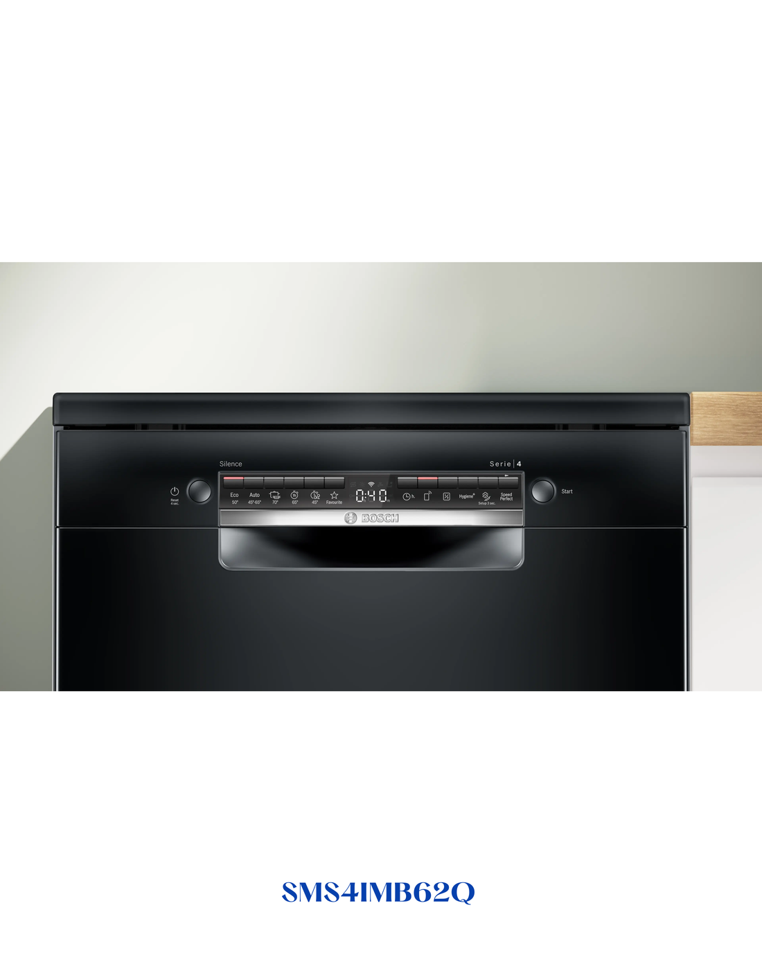 Bosch Series 4 free-standing dishwasher 60 cm Black