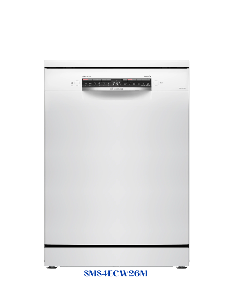 Bosch Series 4 Free-Standing Dishwasher 60 cm White 14 Place Setting