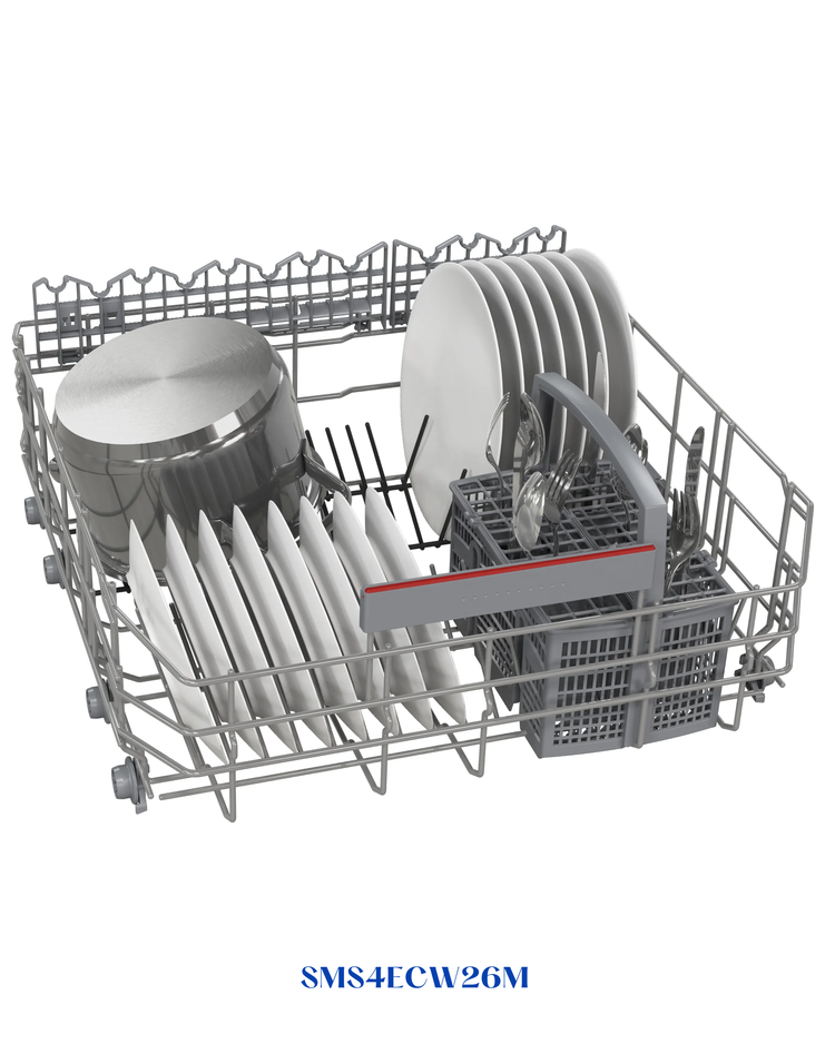 Bosch Series 4 Free-Standing Dishwasher 60 cm White 14 Place Setting