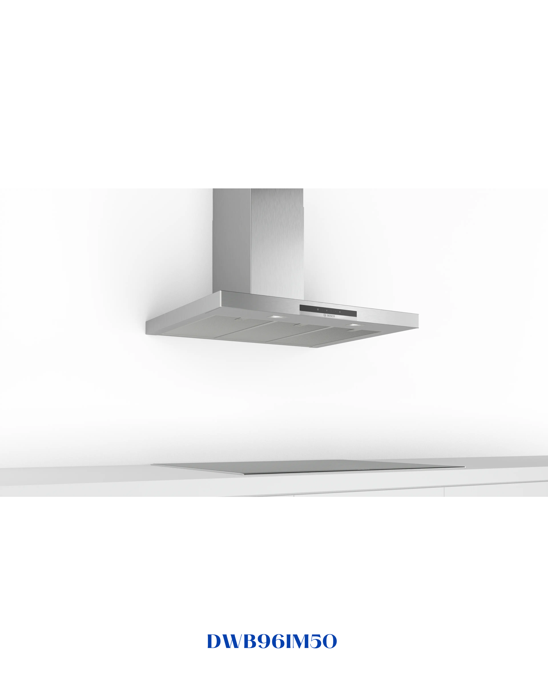 Bosch Series 4 Wall-Mounted Cooker Hood 90 cm Stainless Steel