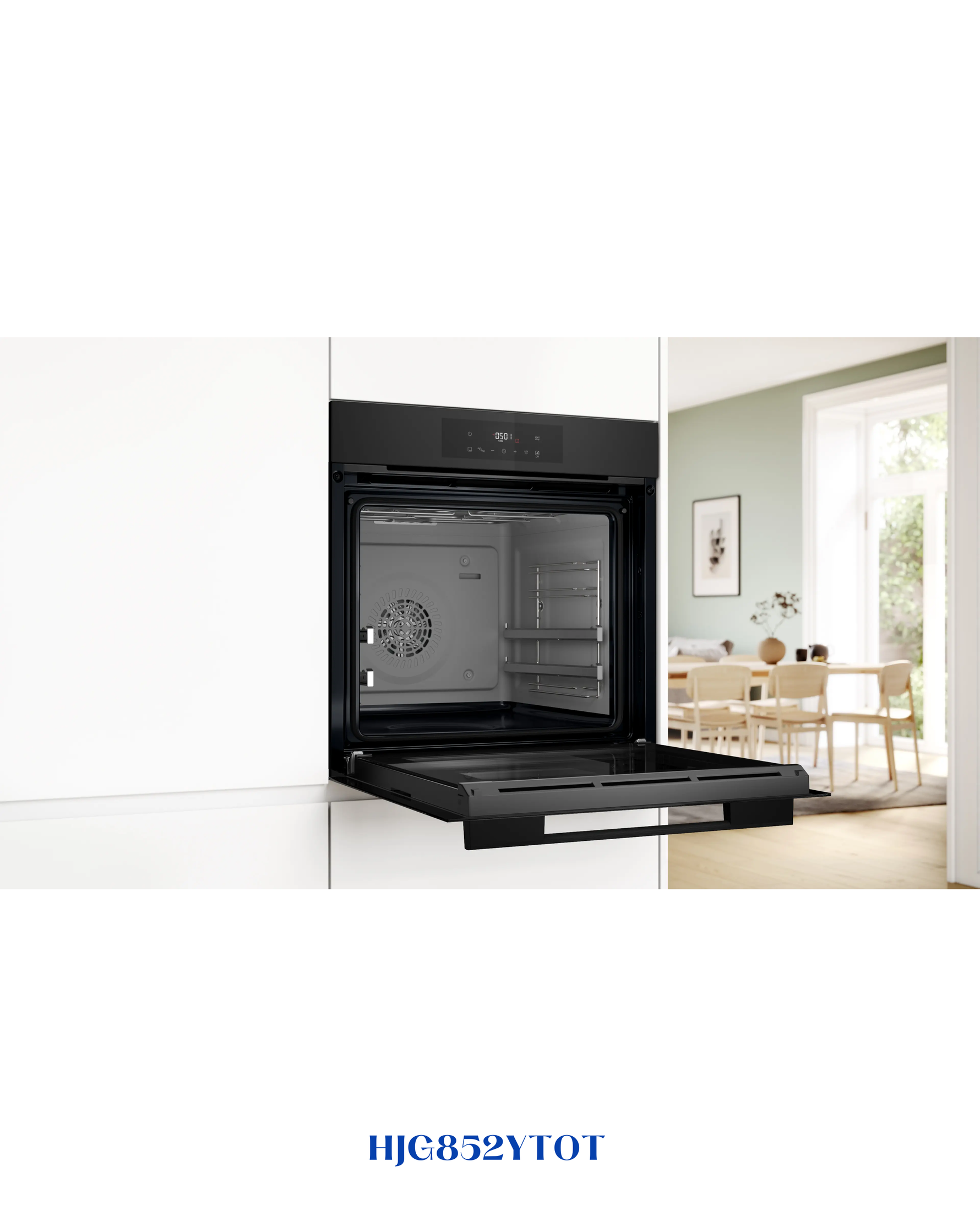Bosch Series 6 Built-in Oven 60 x 60 cm Flat Black 76L