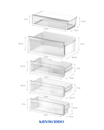 Bosch Series 6 Built-in Fridge-Freezer with Freezer at Bottom 193.5 × 70.8 cm 381L