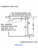 Bosch Series 6 Built-in Oven 76L