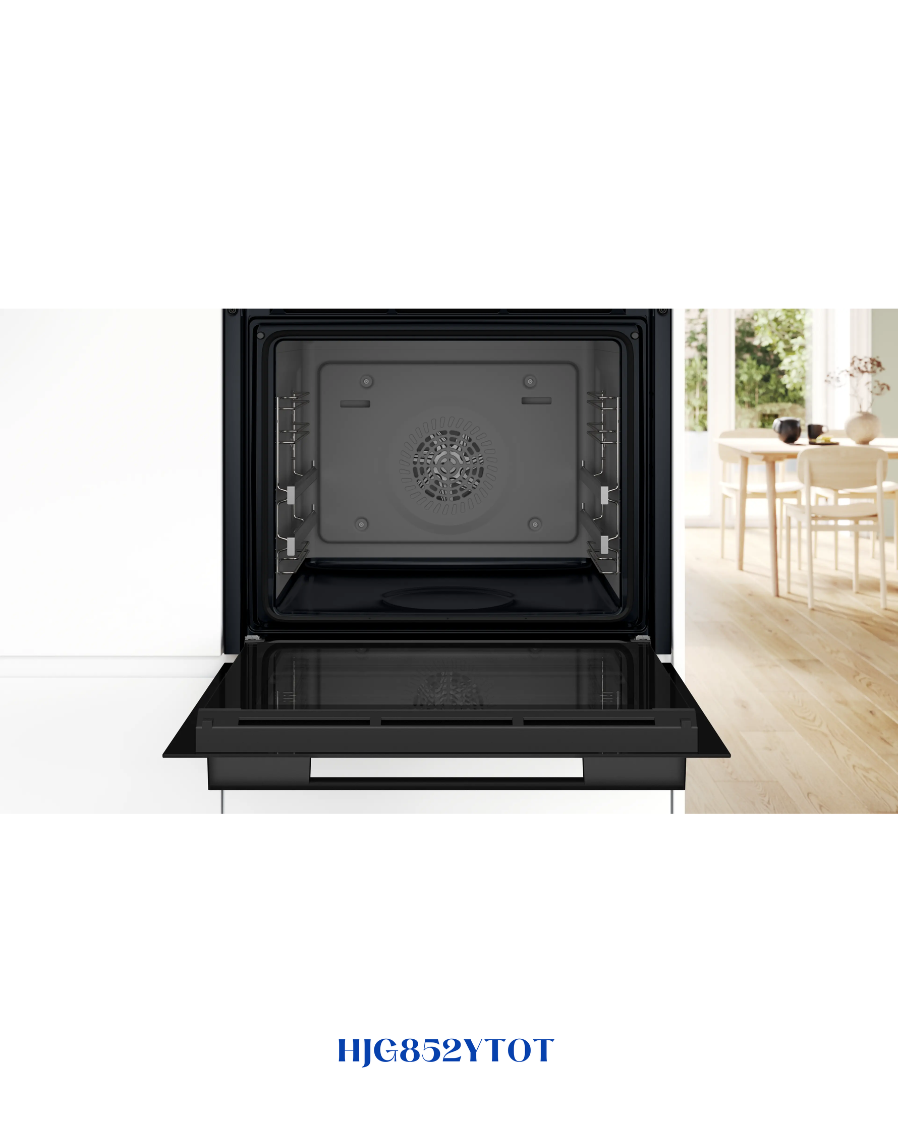 Bosch Series 6 Built-in Oven 60 x 60 cm Flat Black 76L