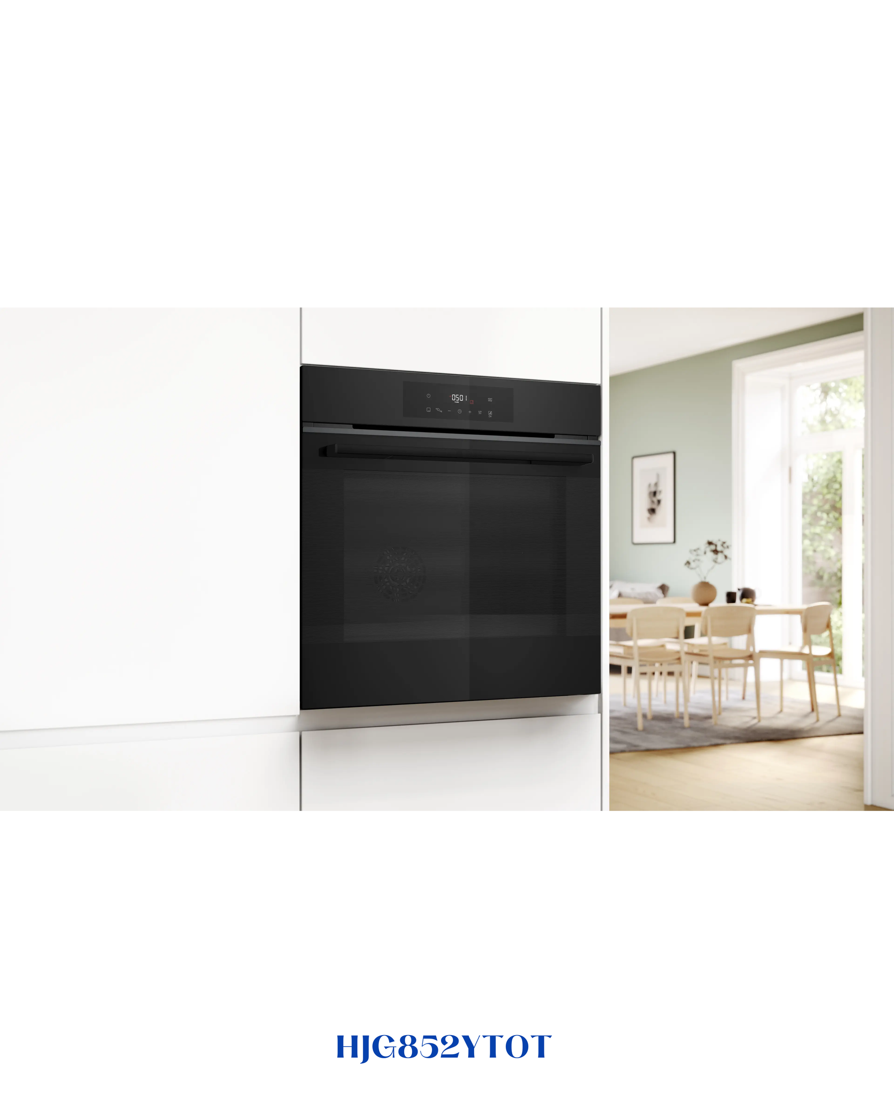 Bosch Series 6 Built-in Oven 60 x 60 cm Flat Black 76L
