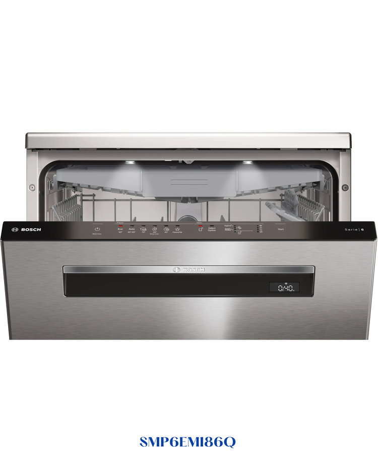 Bosch Series 6 Free-standing Dishwasher 60 cm Silver Inox 13 Place Settings