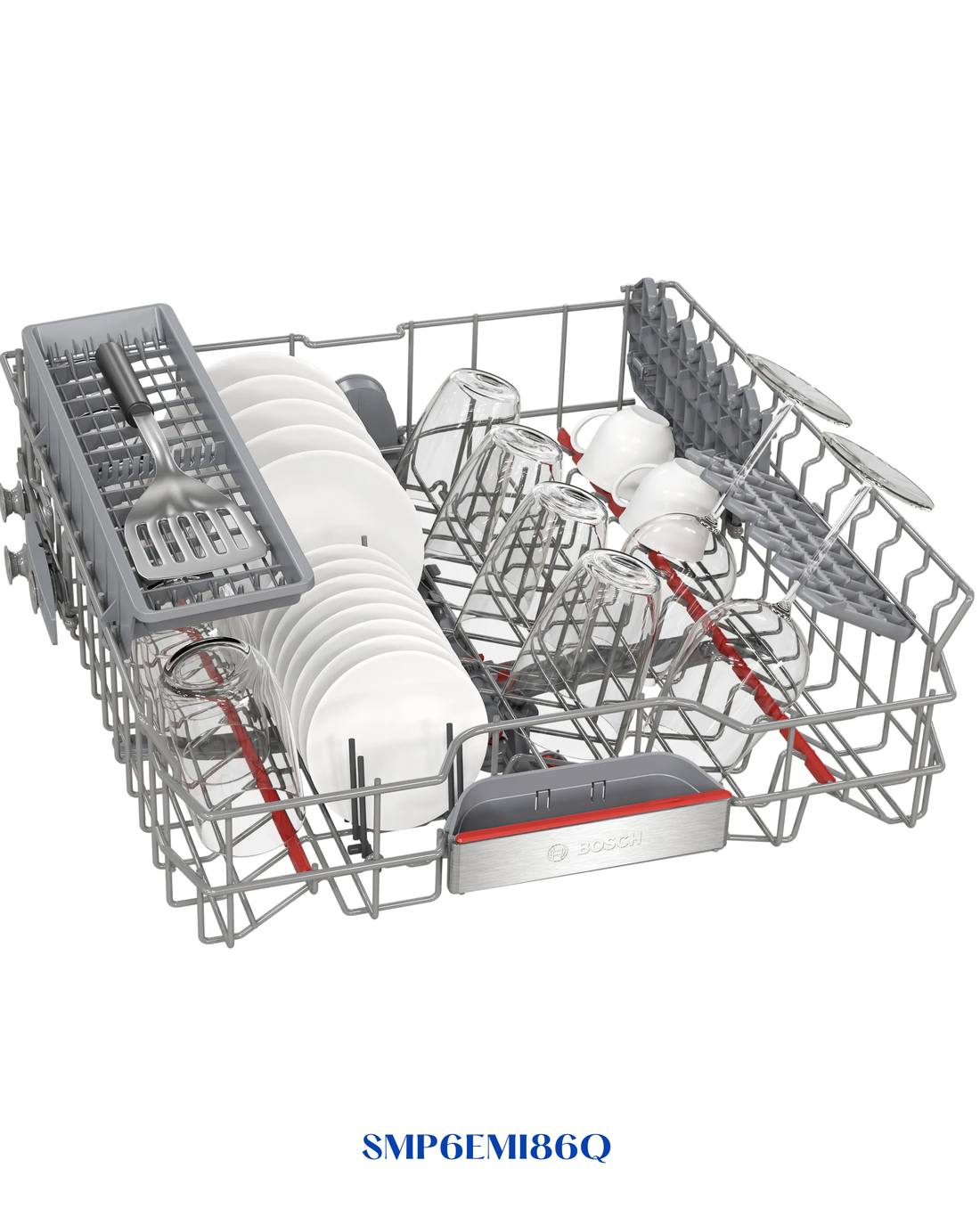 Bosch Series 6 Free-standing Dishwasher 60 cm Silver Inox 13 Place Settings